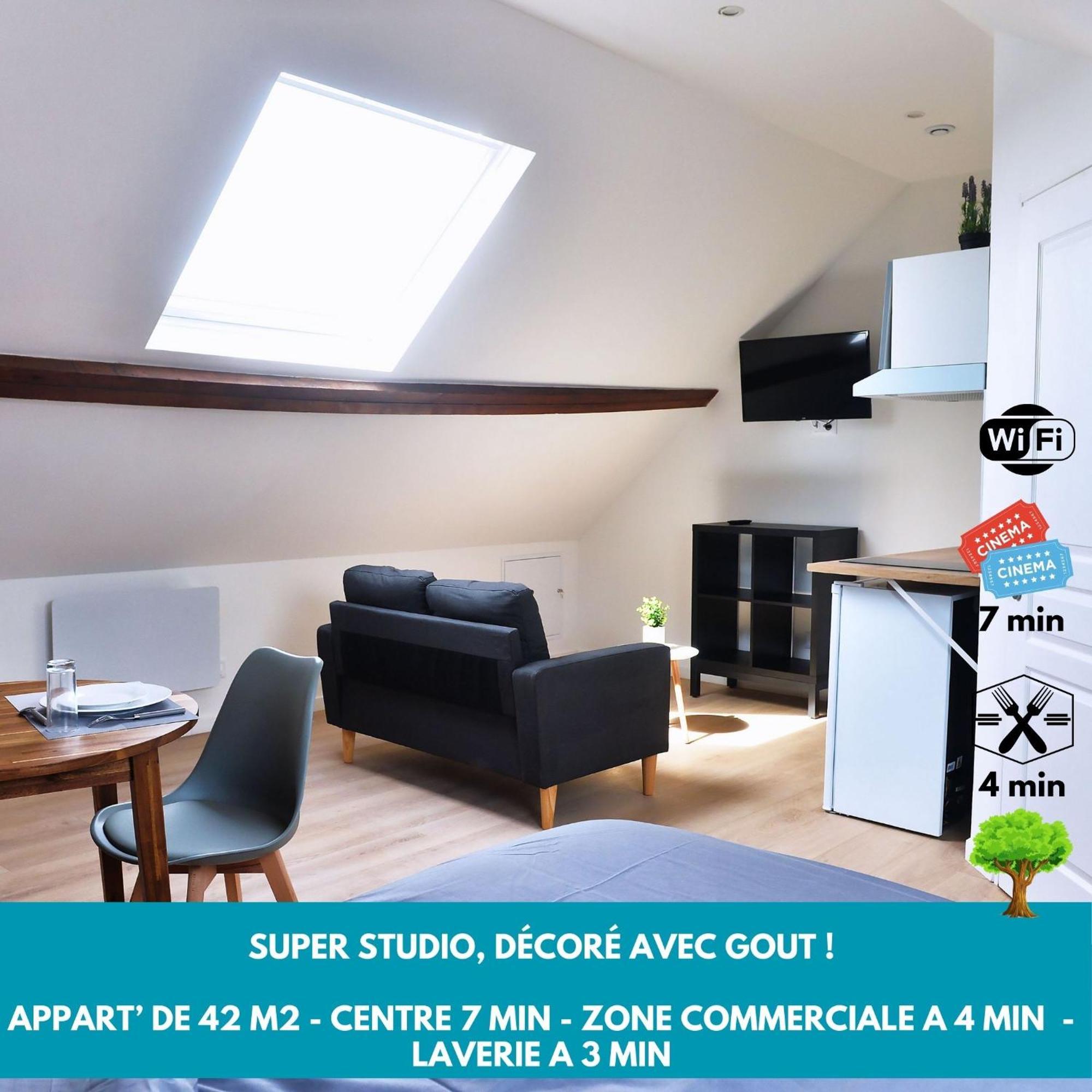 Zenkaserenity- 5Min Centre A29-26, Ferme Moderne Saint-Quentin  Eksteriør billede